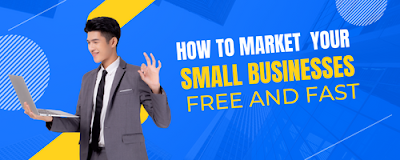 An image of how to market your small business for free and quickly using Google My Business and social media