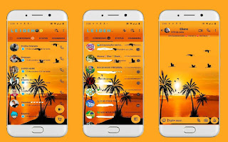 Sun Set Theme For YOWhatsApp & Fouad WhatsApp By Leidiane