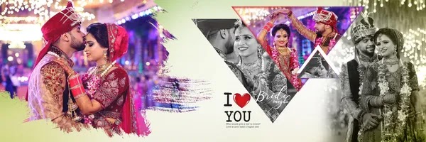 Create a Beautiful Indian Wedding Album Design with 12x36 PSD Templates 