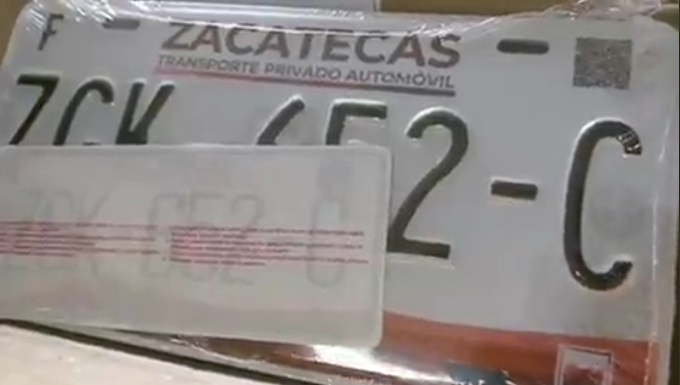 Anuncian proceso para canje de placas y tarjeta de circulación en Zacatecas
