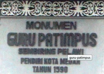 Keterangan yang ada pada monumen