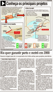 Rio Quer Garantir Porto e Metrô em 2000