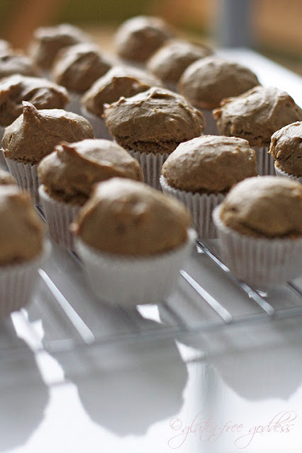 The cutest gluten free banana mini muffins that are moist and delicious