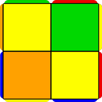 CLL 2x2x2 Cube L - 4
