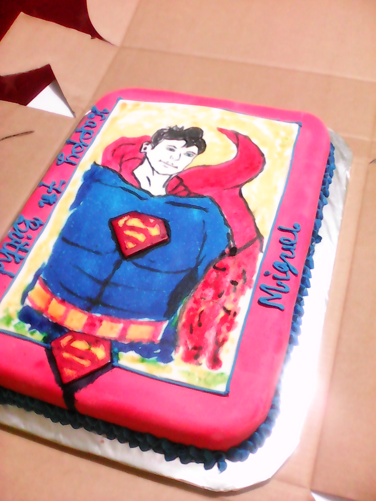 Home Baking Uganda  superman cake  