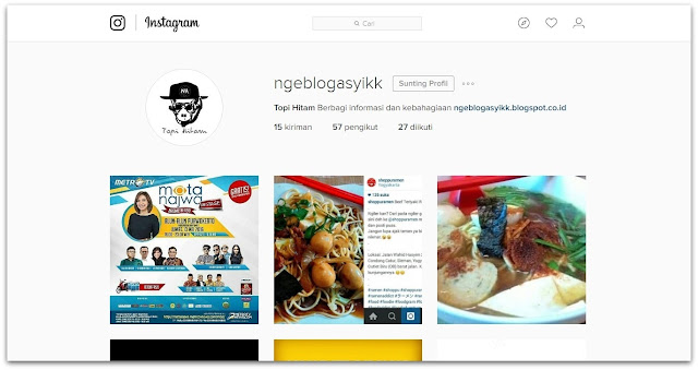 profile new design instagram dekstop web