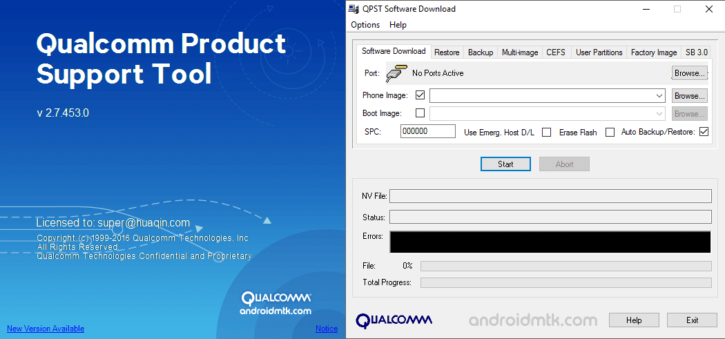 Qualcomm Flash tool