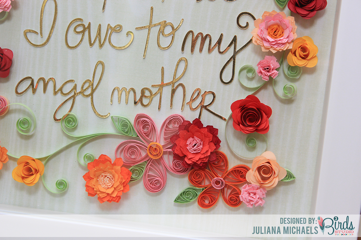Download Mother's Day Gift Idea | Shadow Box Frame & Free Cut File - 17turtles