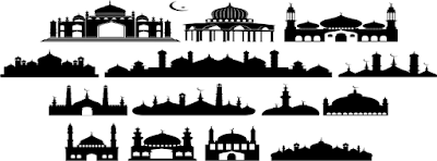 Vector Gambar Masjid cdr