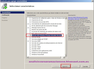 Servicio WAS de Windows