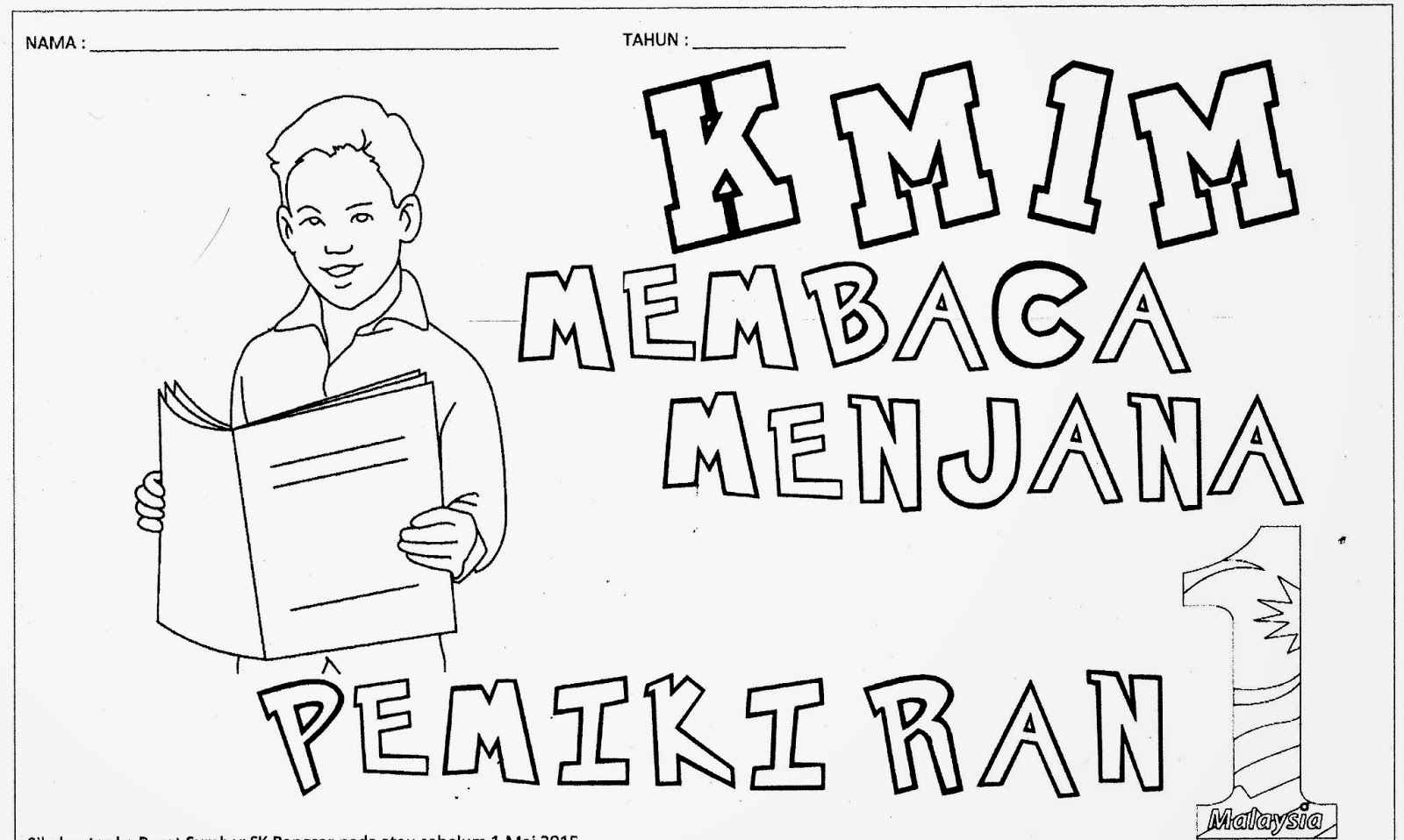 PUSAT SUMBER SEKOLAH: PERTANDINGAN MEWARNA KM1M