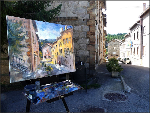 SANT CORNELI-PINTURA-PAISATGES-BERGUEDÀ-RESTAURANT-CARRER-PINTOR-ERNEST DESCALS