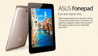 ASUS Fonepad Tablet 7 Inci dengan Fungsi Telepon