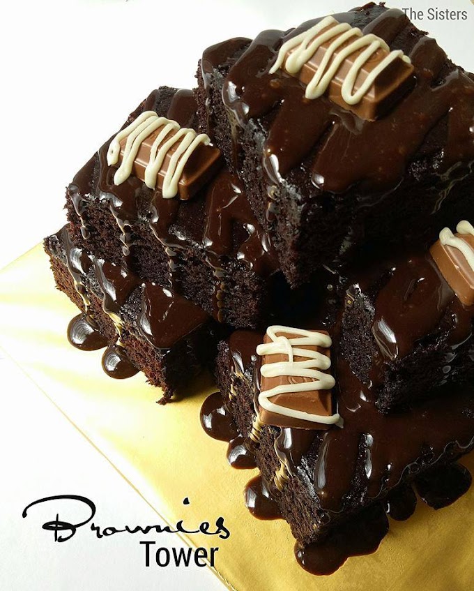  Resepi brownies simple jer