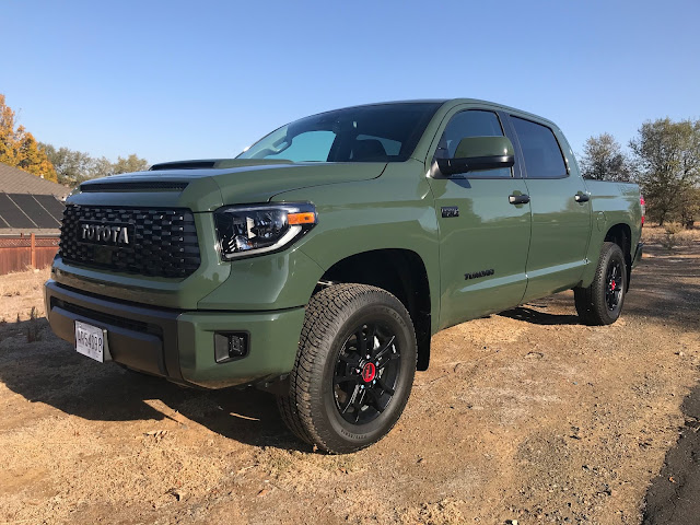 Front 3/4 view of 2020 Toyota Tundra TRD Pro CrewMax