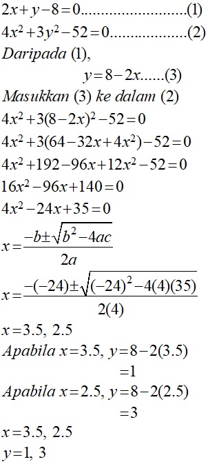 Soalan Matematik Tambahan Hukum Linear - Rasmi Sud