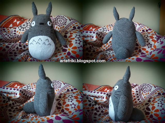 Totoro amigurumi crochet ganchillo muñeco peluche