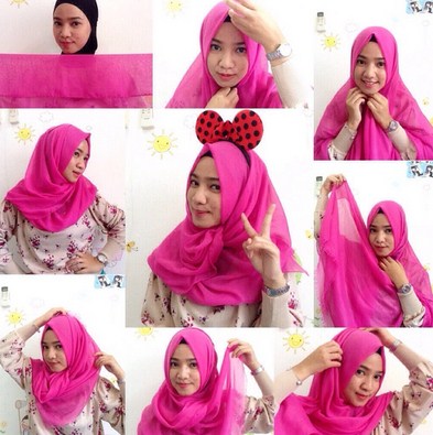 Tampil Fresh dengan Kreasi Hijab Modern Simple Pashmina untuk ke Kampus