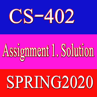 cs402 assignment 1 solution 2020