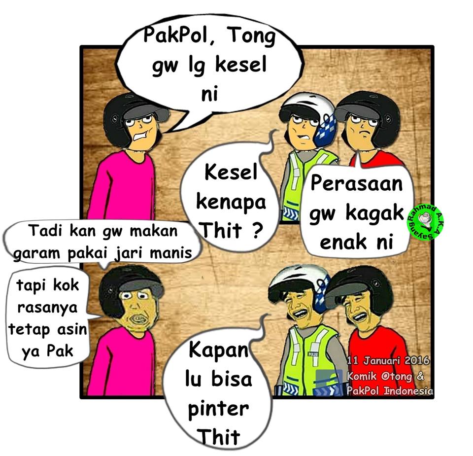 Komik Otong Pakpol Indonesia Kumpulan Repost Meme Komik Rage