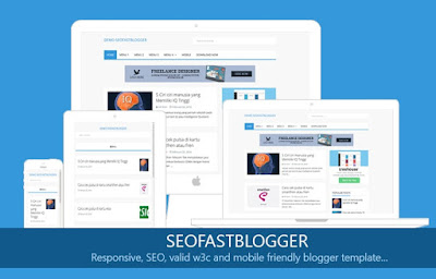 SEO Fast Blogger responsive blogger template