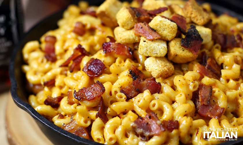  This is the comfort food of your dreams Jack Daniel's Bacon Mac and Cheese (With Video)