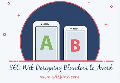 SEO Web Designing Blunders to Avoid: eAskme