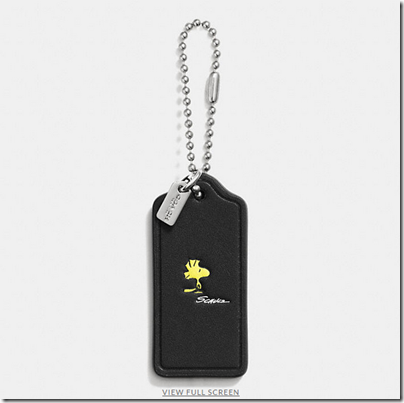 COACH X Peanuts leather hangtag - USD 20 - black 03