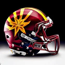 Arizona State Sun Devils Concept Football Helmets