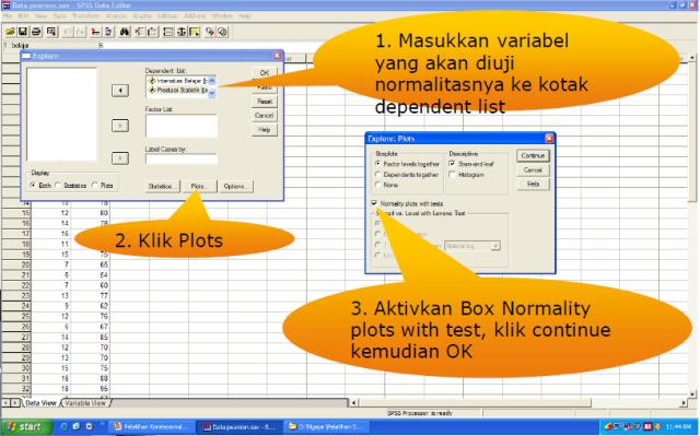 Normalitas Plot SPSS