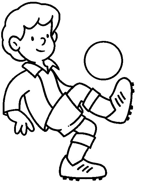 Juegos de Futbol para colorear imprimir y pintar Dibujos 