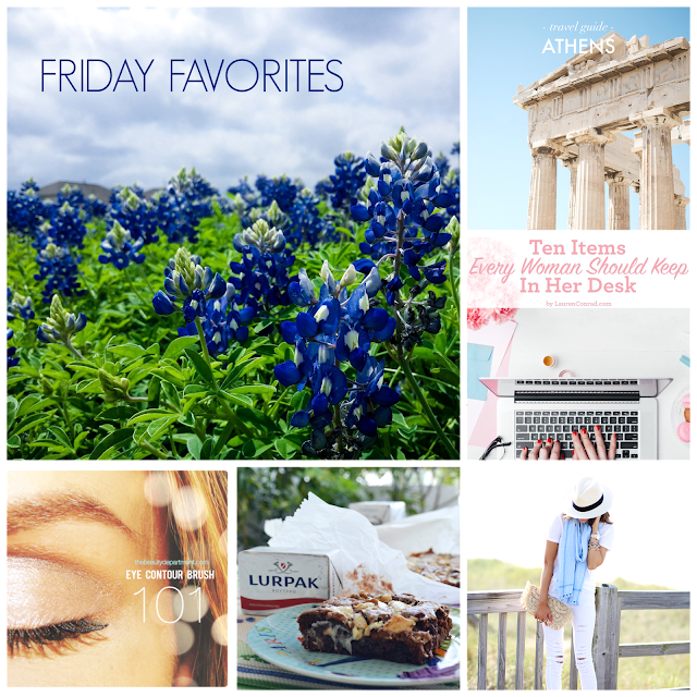 Ioanna's Notebook - Friday Favorites #12 - Travel guide to Athens, 10 items every woman should keep in her desk - all white outfit - brownies with 2 chocolates - eye brushes basics