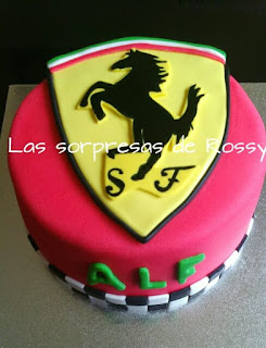 TARTA FONDANT FERRARI