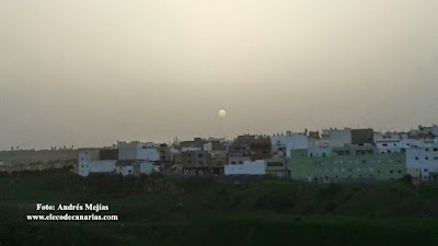 Calima y viento, Gran Canaria, 23 diciembre