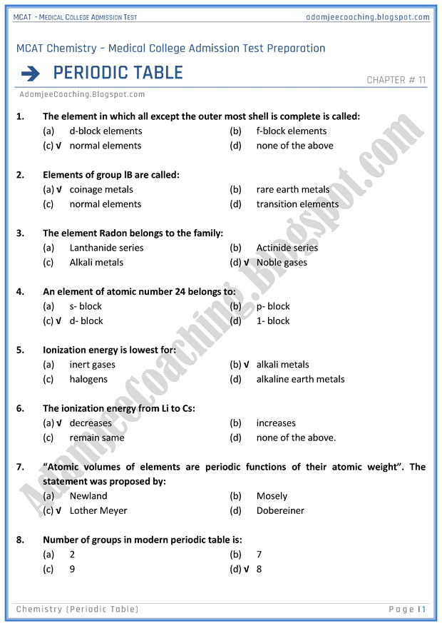 mcat-chemistry-periodic-table-mcqs-for-medical-entry-test