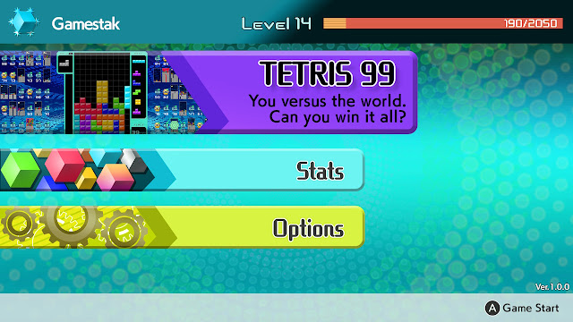 Tetris 99 - Title Screen