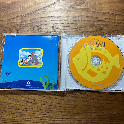 【ディズニーの激レアCD】映画サントラ　「ソングス・フロム　リトル・マーメイドⅡ　リターン・トゥ・ザ・シー＆More!」を買ってみた！