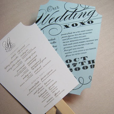    Wedding Programs on Beautiful Wedding Program Fans  Purchase Here