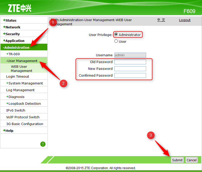 Home ZTE Cara Lengkap Setting Modem ZTE F609 Fiber Optik 