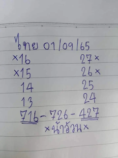 เลขเด็ดน้าอ้วน งวด 1/9/65 OHO999.com