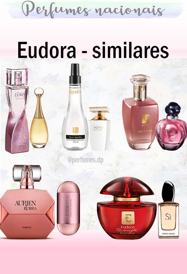 Perfumes similares da Eudora