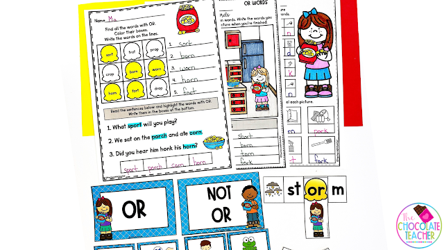 Use these r-controlled vowel April activities in centers or small groups this spring.