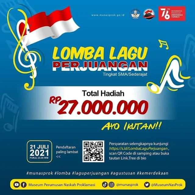 Lomba Lagu Perjuangan Tingkat SMA Sederajat