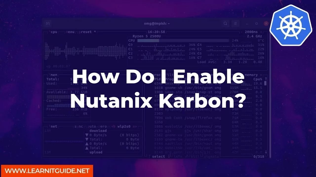 How Do I Enable Nutanix Karbon