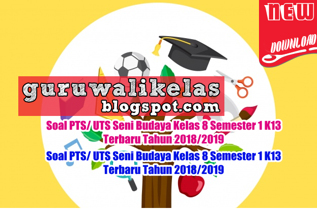  Soal  PTS UTS  Seni  Budaya  Kelas  8 Semester  1  K13 Terbaru 