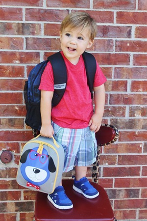 Nash's 1st day of School & Baylor Game 095