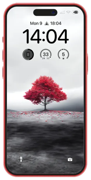 BEAUTIFUL HD WALLPAPER IPHONE - LONE TREE