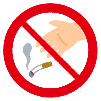 ポイ捨て禁止のマーク（タバコ）