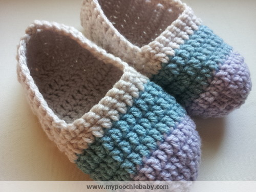 Pattern Women's Baby Free Crochet Ballet  Crochet toddlers Slippers: Designs: for slippers ballet