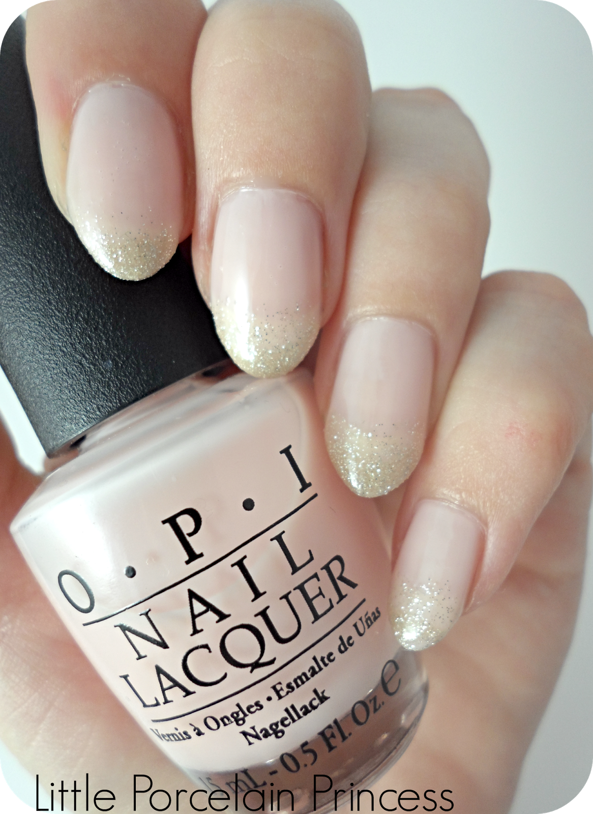 French with white sparkle | French manicure nails, Nails, Sparkle french  manicure